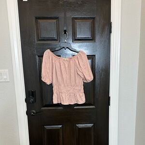 Loft Elastic Waist Top XS